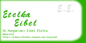 etelka eibel business card